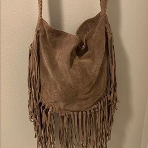 Ecote Bettina Fringe Suede Bag - Urban Outfitters